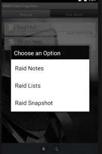 MMO Raid Organizer Screen Shot 2