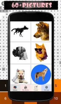 Dog Pixel Coloring Screen Shot 4