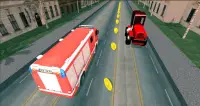 camion route course voiture Screen Shot 4