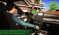 Spor araba taksi şoförü gerçek taksi oyunları 2019 Screen Shot 0