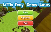 Little Pony Draw Lines Kids Screen Shot 3