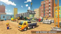都市パイプライン建設作業：配管工のゲーム Screen Shot 0