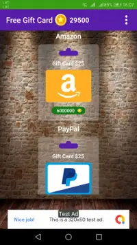 Play For Gift Cards Screen Shot 6