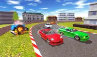 Corrida de rua extrema no carro:simulador condução Screen Shot 5