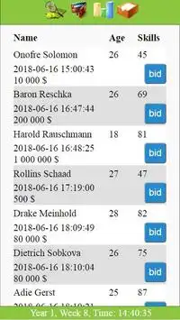 Kickoff - Manajer Sepak Bola Online Screen Shot 1