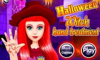 Halloween Witch Hand Treatment Screen Shot 0