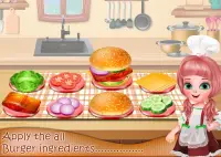 Crispy Fish Burger Recipe - Girls Cooking Game Screen Shot 4