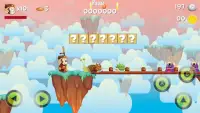 Super Monkey Rush World Runner Mobil Platform Game Screen Shot 1