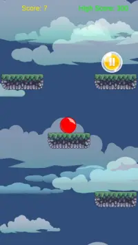 Red Ball Falling Screen Shot 1