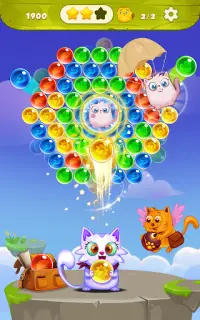 Bubble Shooter: Cat Pop Game Screen Shot 5