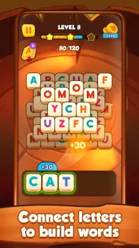 Words Mahjong - Word search and word connect game Screen Shot 1