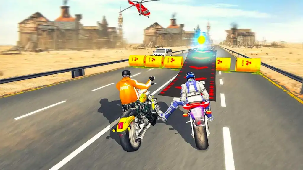 Moto Bike Attack Race Screen Shot 3