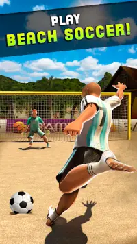 Shoot Goal - Beach Soccer Game Screen Shot 3