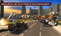 Futuristic Flying Robot Battle Screen Shot 1