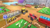 Farming Tractor Trolley Parking: Tractor Driving Screen Shot 7