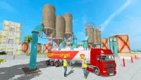 Big Oil Tanker Truck US Oil Tanker Driving Sim Screen Shot 6