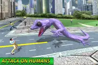 Monster Lizard Simulator: Batalla de la ciudad Screen Shot 1