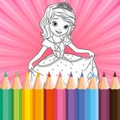 Coloring Book for Disney Princess - for girls game