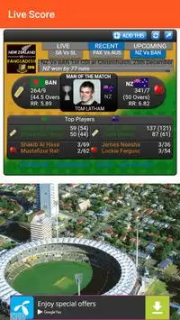 NZ vs BD Cricket Live Score Screen Shot 4