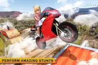 Impossível Bike Rider: Kids Ramp Stunts Screen Shot 3