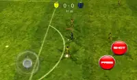 मुफ्त 3 डी फुटबॉल असली खेल Screen Shot 3