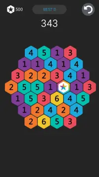 Make Star - Hex puzzle game Screen Shot 3