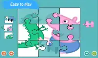 Pepa и Pig Jigsaw Puzzle Game для детей Screen Shot 3