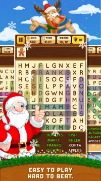Merry Christmas Word Search Puzzle Screen Shot 2
