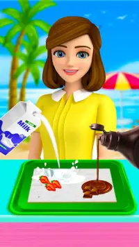 Ice Cream Dessert Maker Games Screen Shot 0