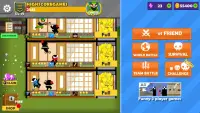 Jumping Ninja Battle 2 Player Screen Shot 5