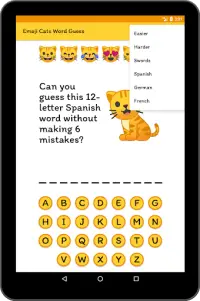 Emoji Cats Word Guess Screen Shot 12