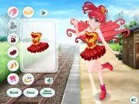 ドレスアップエンジェルアニメガールゲーム-女の子向けゲーム Screen Shot 1