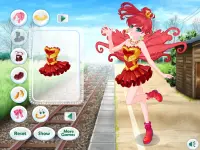 Dress Up Angel Anime Girl Game Screen Shot 1