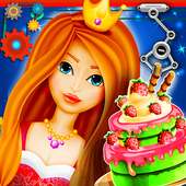 Princess Doll Cake Factory :Cooking Game For Girls