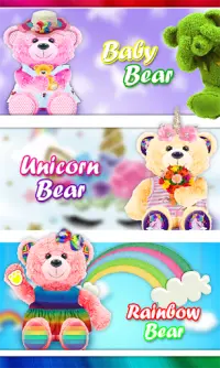 Build A Dancing Teddy Bear! Furry Rainbow Dancer Screen Shot 5