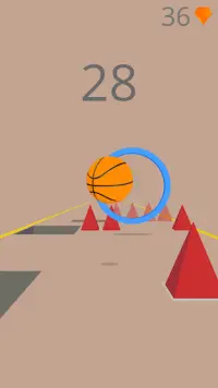 Jumpy Hoops : Addictive Gameplay Screen Shot 2