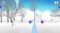 Snowman Frozen Run Screen Shot 1