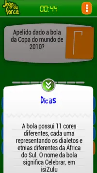 Jogo da Forca - Copa do Mundo Screen Shot 4