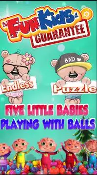 Bingo - Five little babies Playing ball Screen Shot 0