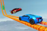 Longest Tightrope Mega Ramp Car Racing Stunts Game Screen Shot 7