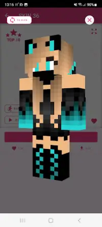 Girls Skins for Minecraft PE Screen Shot 17