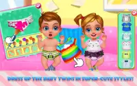 Newborn Sweet Baby Twins - Baby Girls Makeover Screen Shot 7
