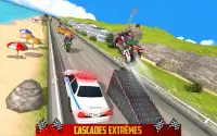Moto Racing Cascades Vélo Cavalier Screen Shot 1