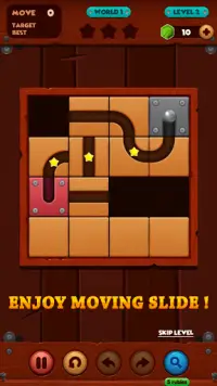 Roll To Unroll Me - Slide Puzzle Brain Games Screen Shot 1