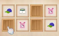 Kinderpuzzle für die Vorschule - Kleidung 👔👗👖 Screen Shot 3