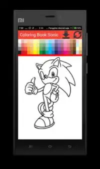 Coloring Book Sonic Screen Shot 2