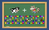 Hayvanlı Matematik Puzzle Oyunu Çocuklar için Screen Shot 14