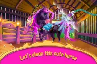 Peri Kuda Fantasi - Sihir Peduli Salon Permainan Screen Shot 1