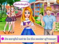 Gossip Girl - High School Crush & Kissing Game Screen Shot 3