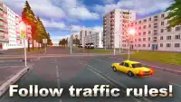 Russian City 3D: Taxi Driver Screen Shot 3
